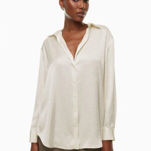 Wilfred Satin Button Down Shirt